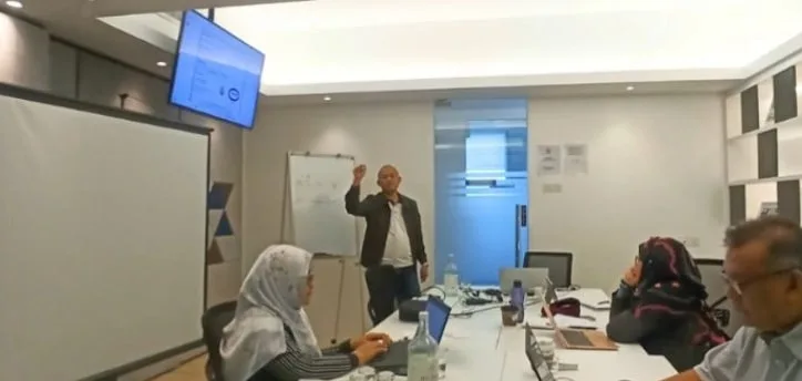 Standards Malaysia accreditation assessment session in the UGG meeting room, Kuala Lumpur